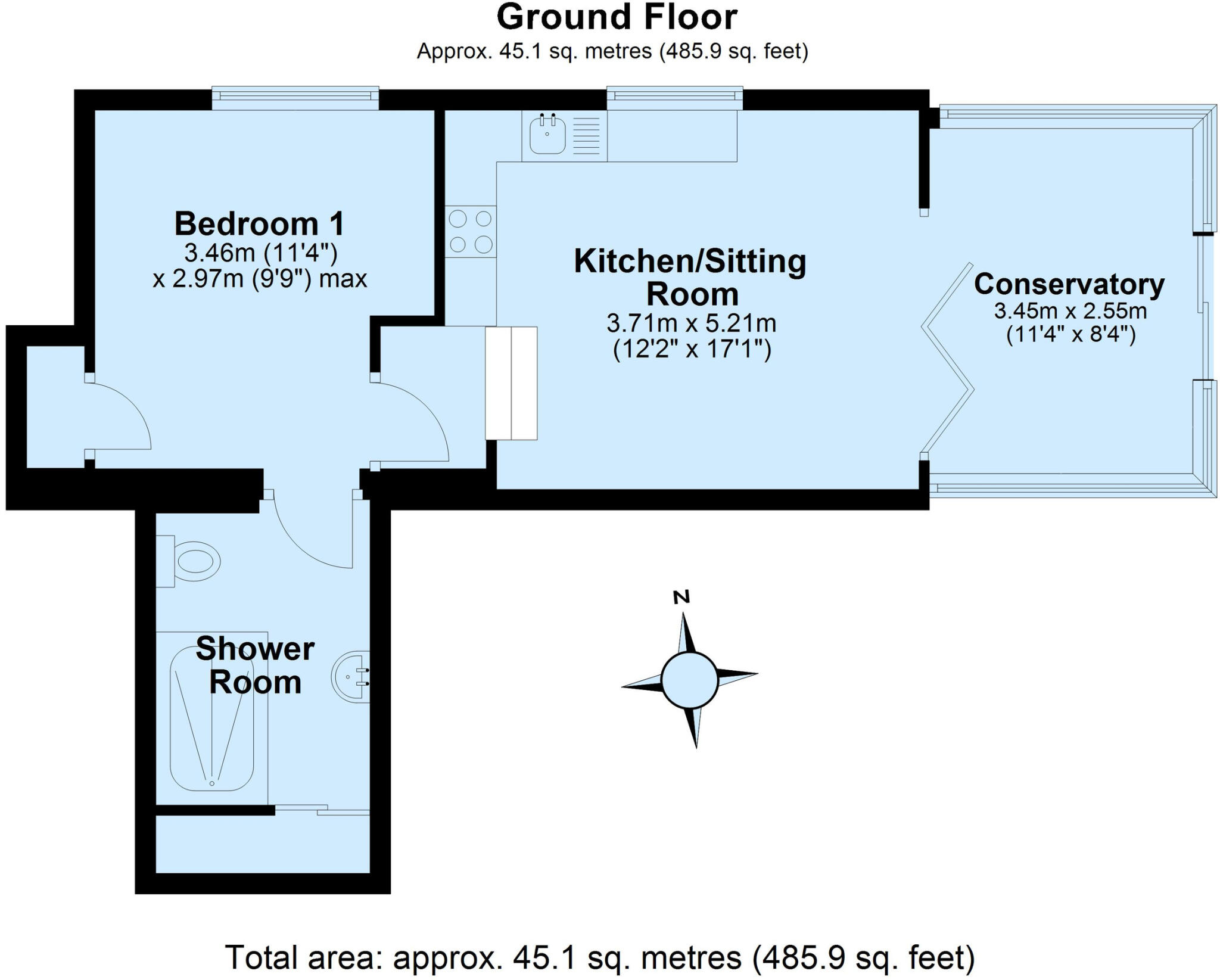 Flat 3, Whiteladies, New Road, Stoke Fleming, Dartmouth, Devon floorplan