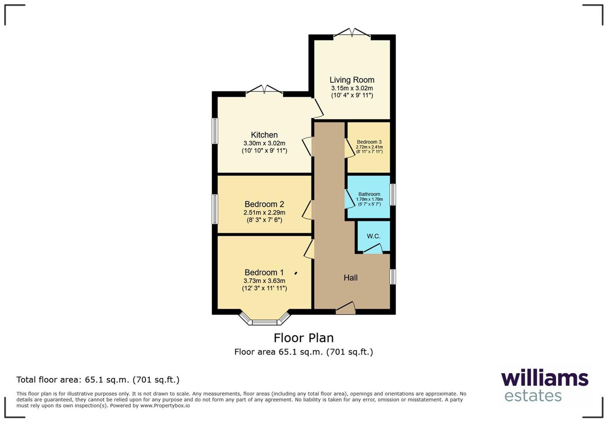Fforddisa, Prestatyn, LL19 floorplan