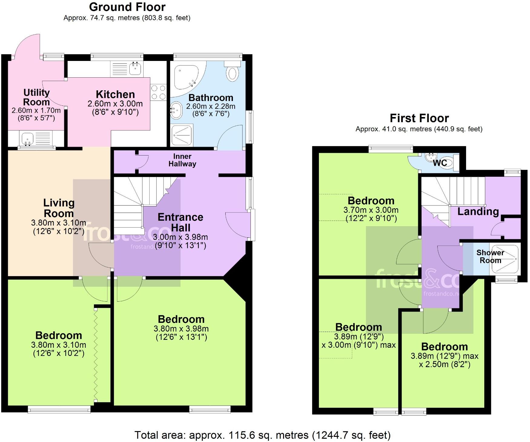 Columbia Road, Bournemouth, Dorset, BH10 floorplan