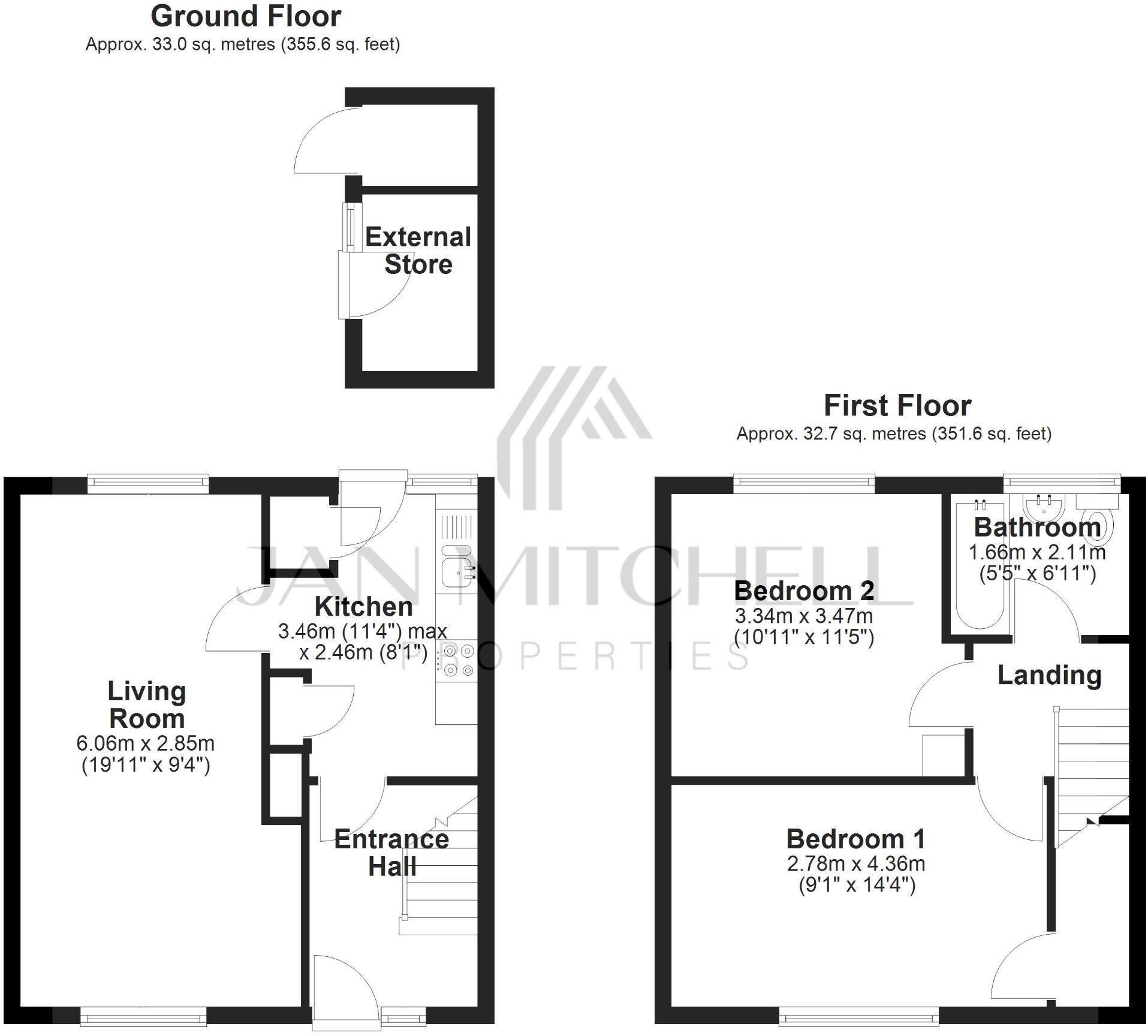 Thornhill Gardens, Burnopfield, Newcastle upon Tyne floorplan