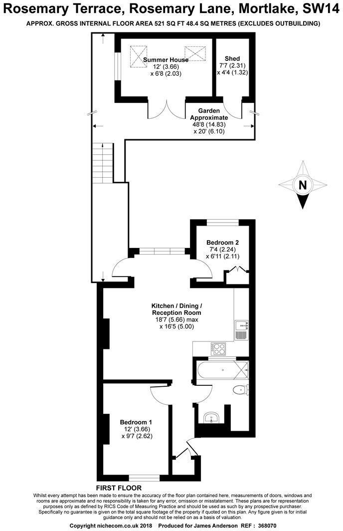 Rosemary Terrace, East Sheen, SW14 floorplan