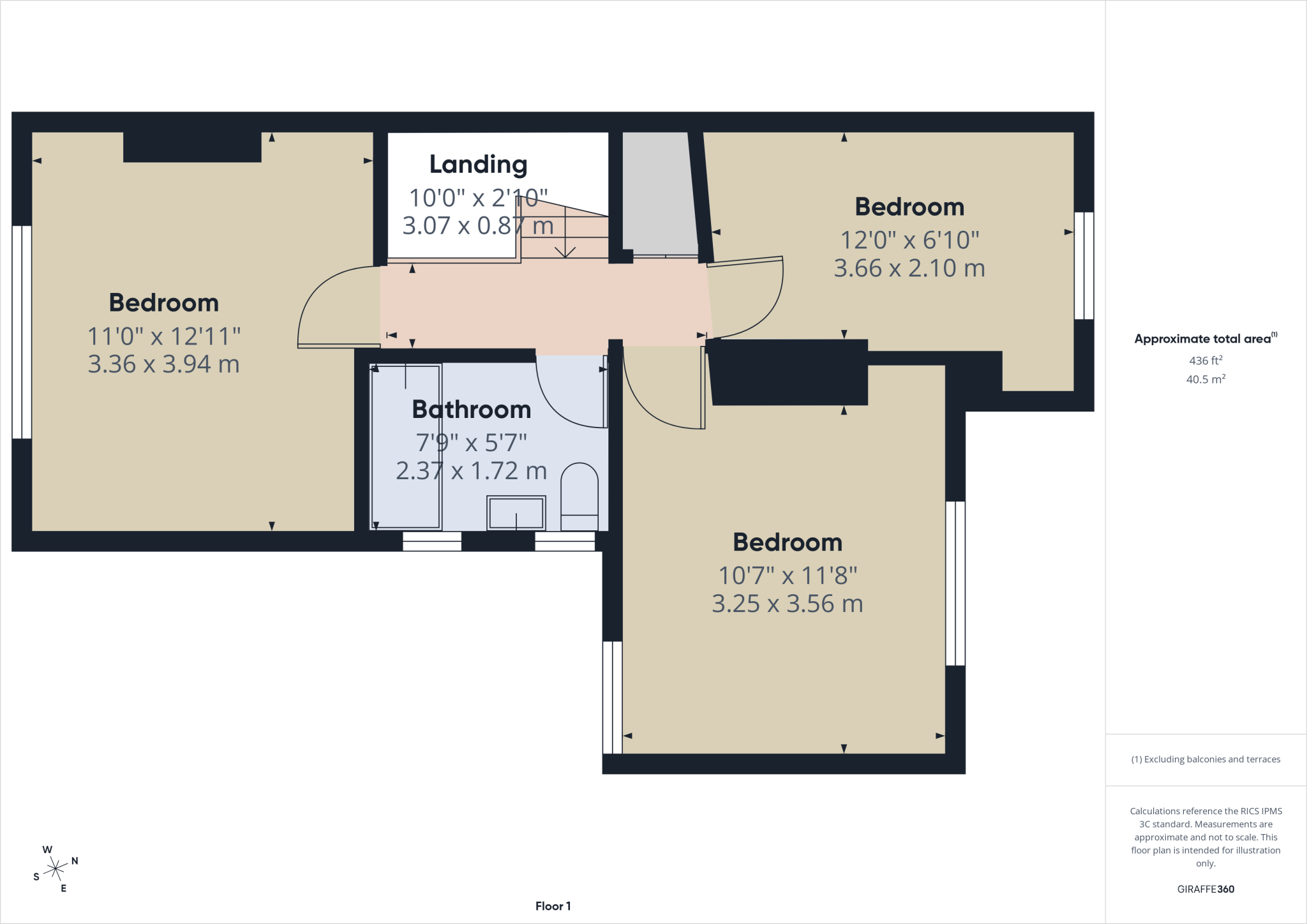 Shorncliffe Crescent, Folkestone floorplan