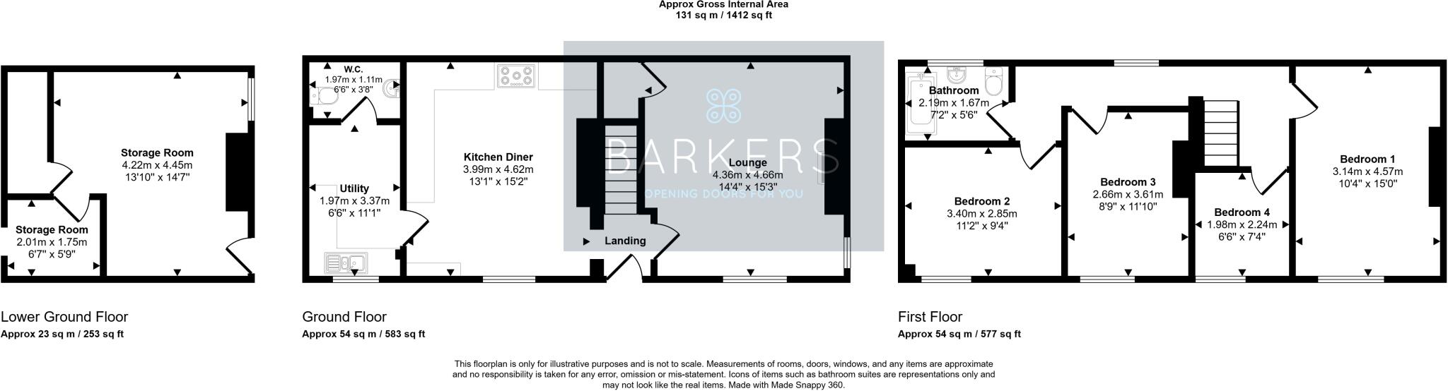 Penfield Road, Drighlington floorplan