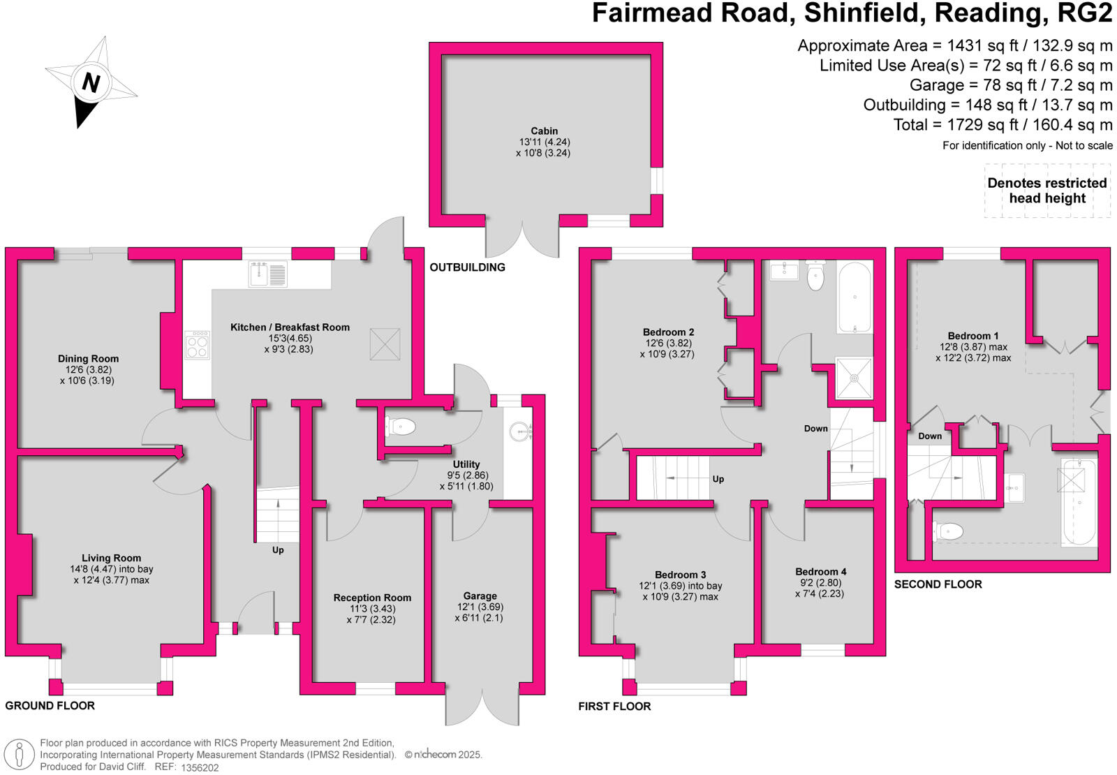 Fairmead Road, Shinfield, Reading, Berkshire, RG2 floorplan