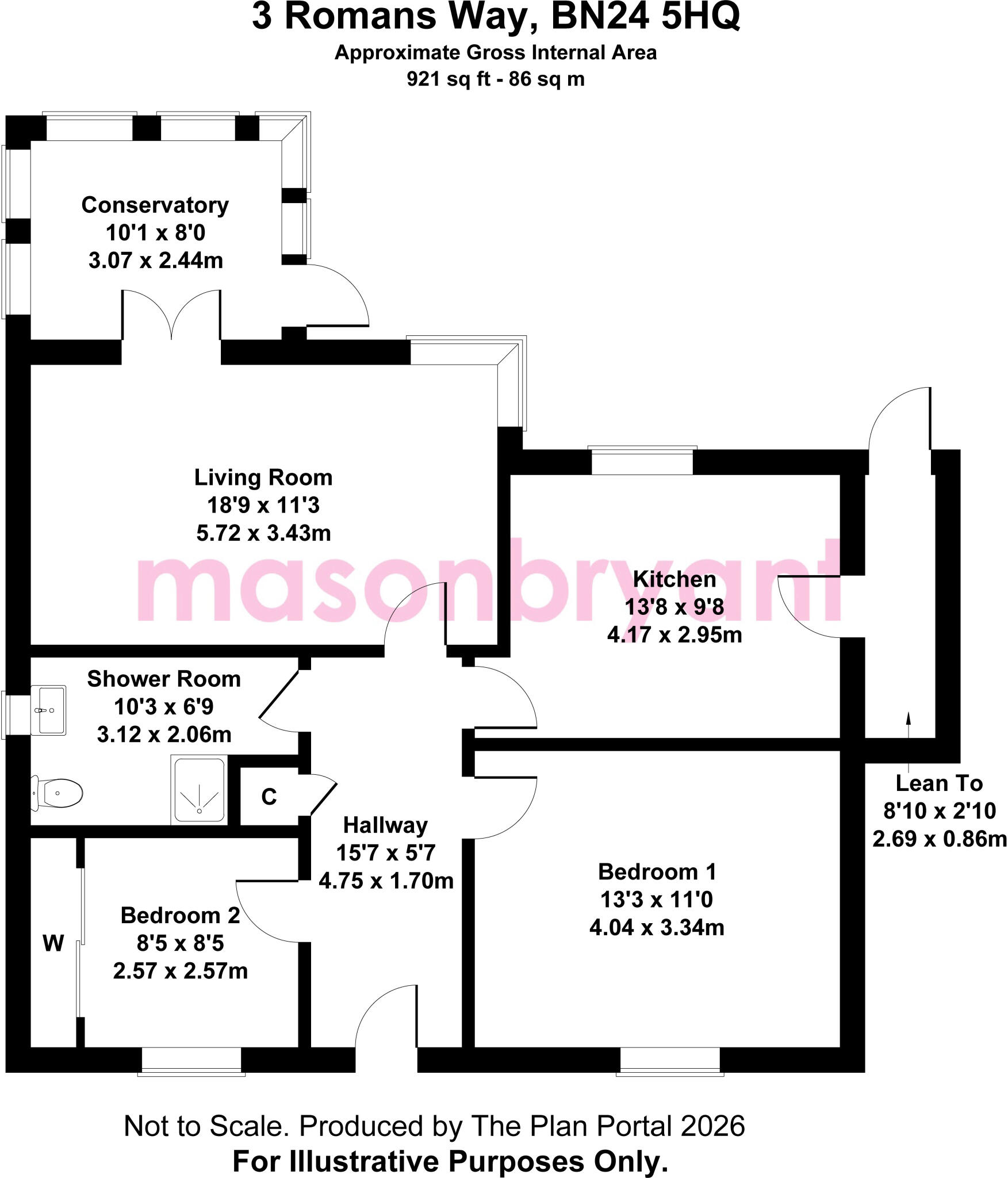 Romans Way, Westham, East Sussex floorplan