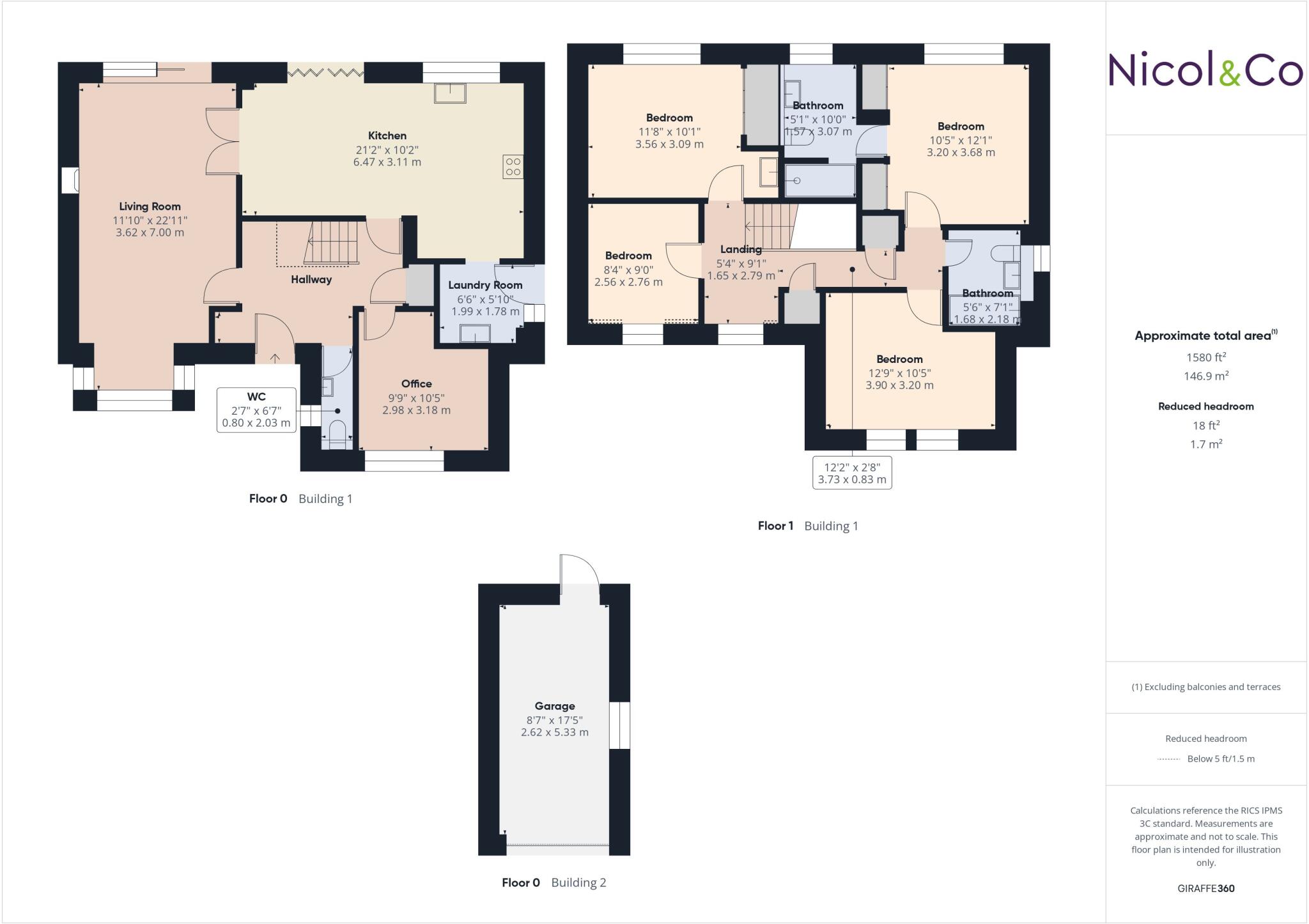 Broughton Hackett, Worcester, Worcestershire, WR7 floorplan