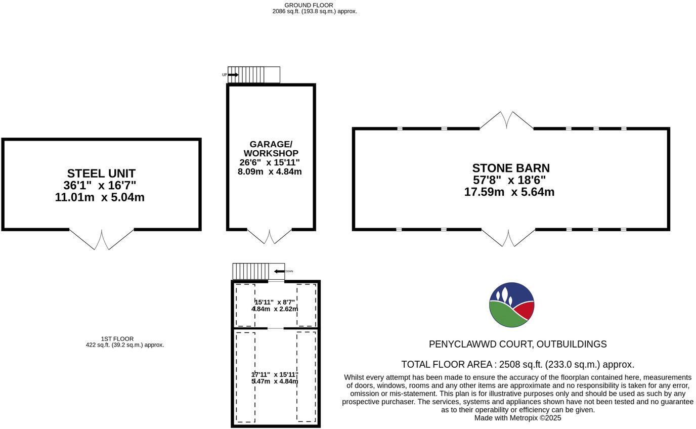 Llanvihangel Crucorney, Abergavenny, Monmouthshire floorplan