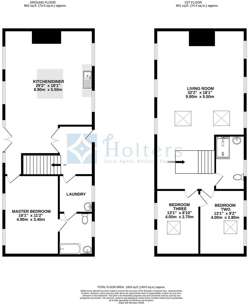 Titley Evans Warehouse, Cambrian Place, Llanidloes floorplan