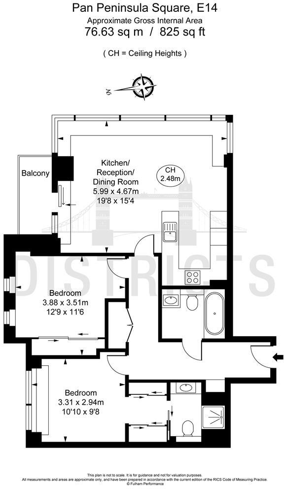 Pan Peninsula Square, London, E14 floorplan