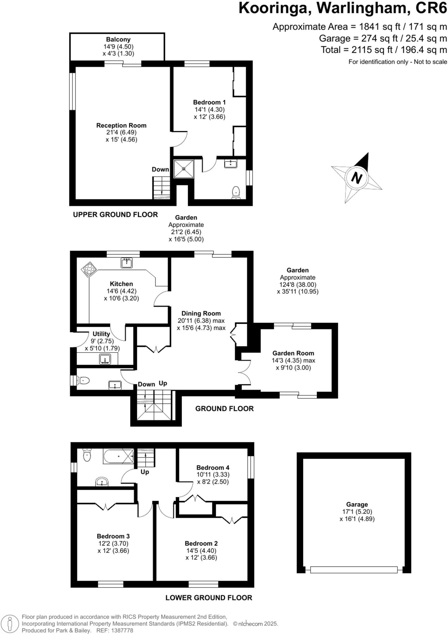 Kooringa, Warlingham, CR6 floorplan