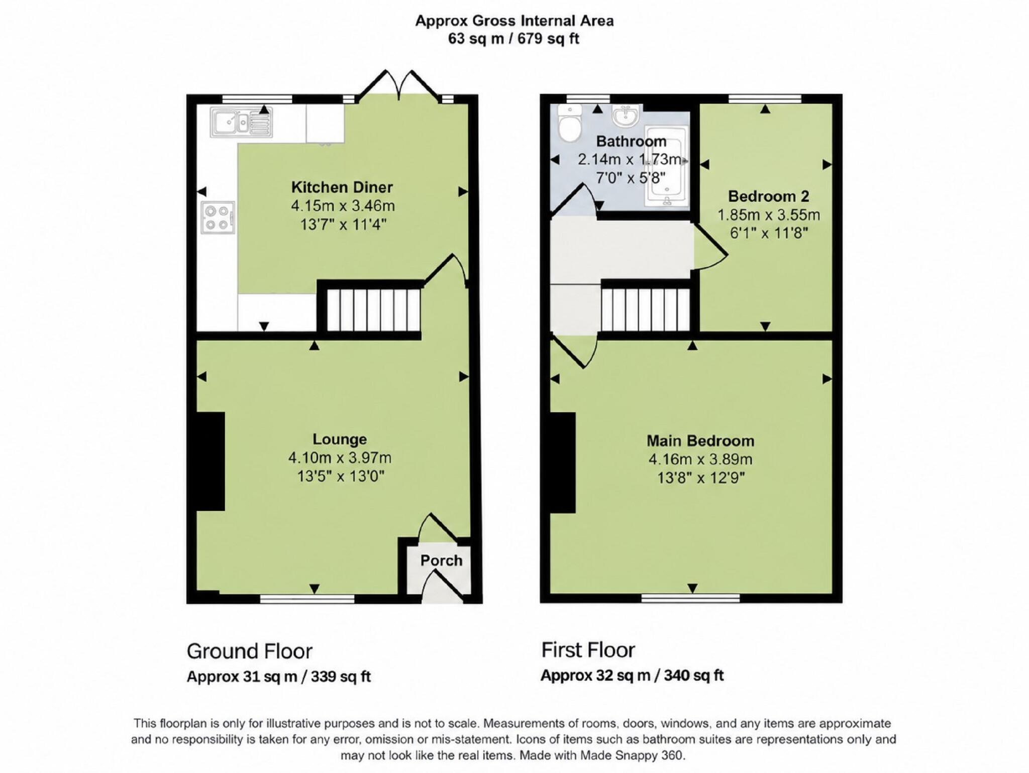 Tunstall Lane, Wigan, Greater Manchester. WN5 9HB floorplan