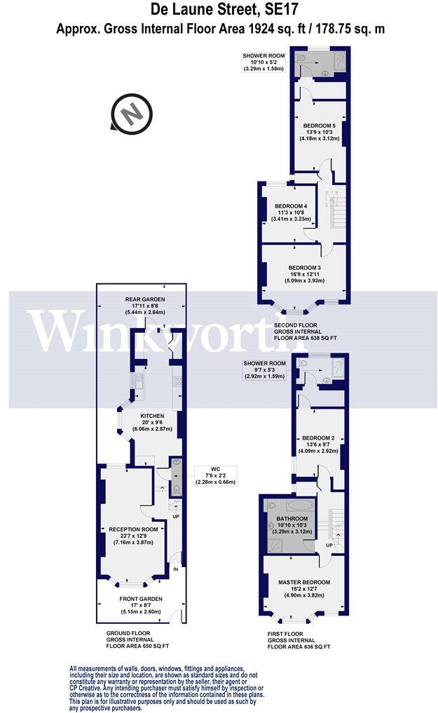 De Laune Street, London, UK, SE17 floorplan