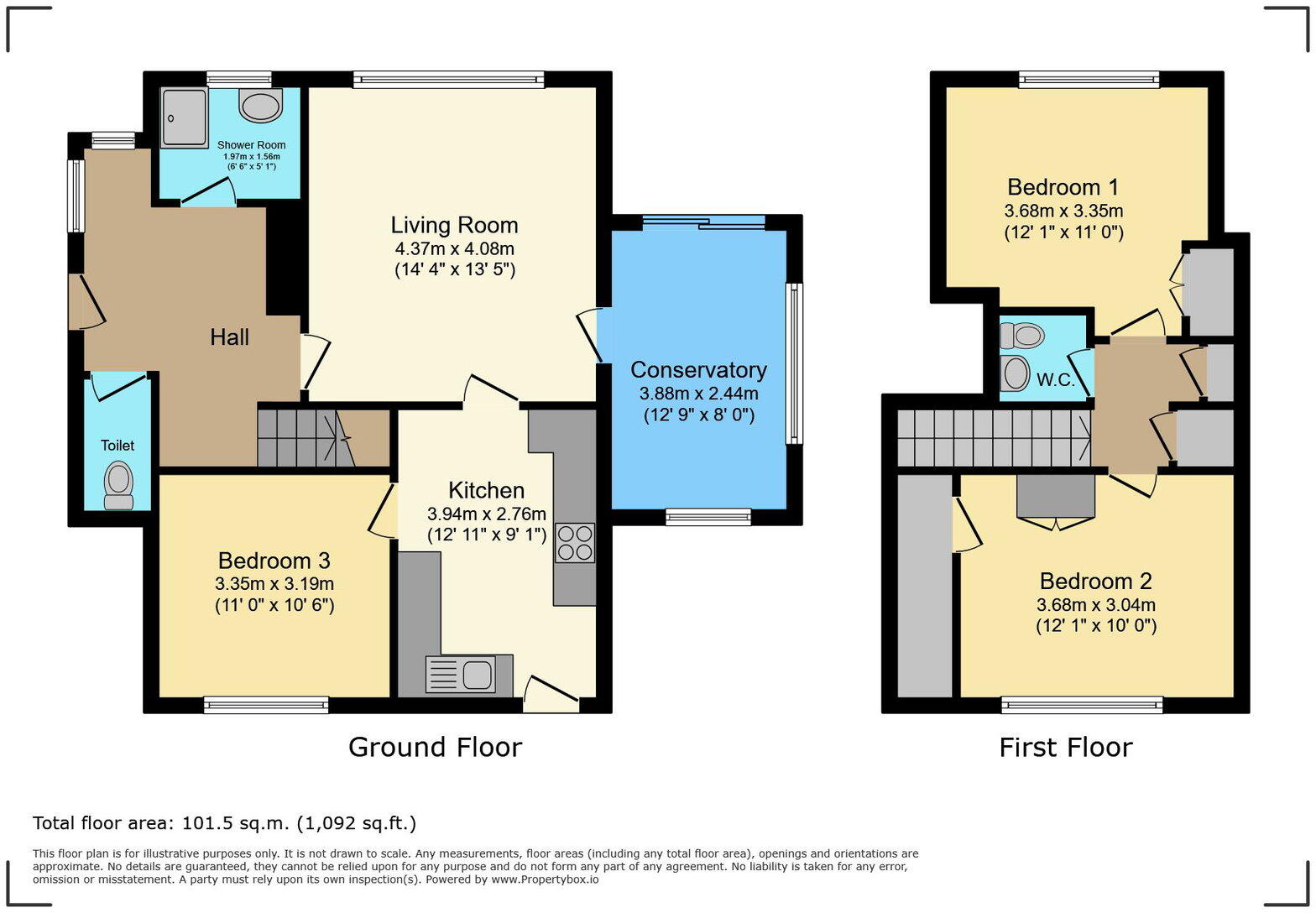 Bron Yr Afon, Conwy, LL32 floorplan
