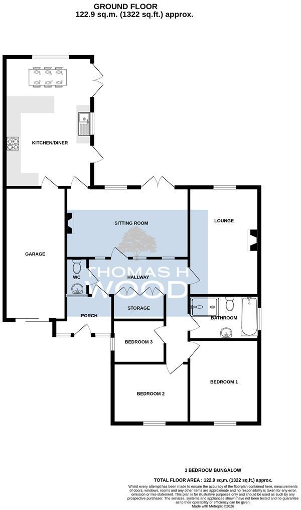 Craig Hir, Radyr, Cardiff floorplan