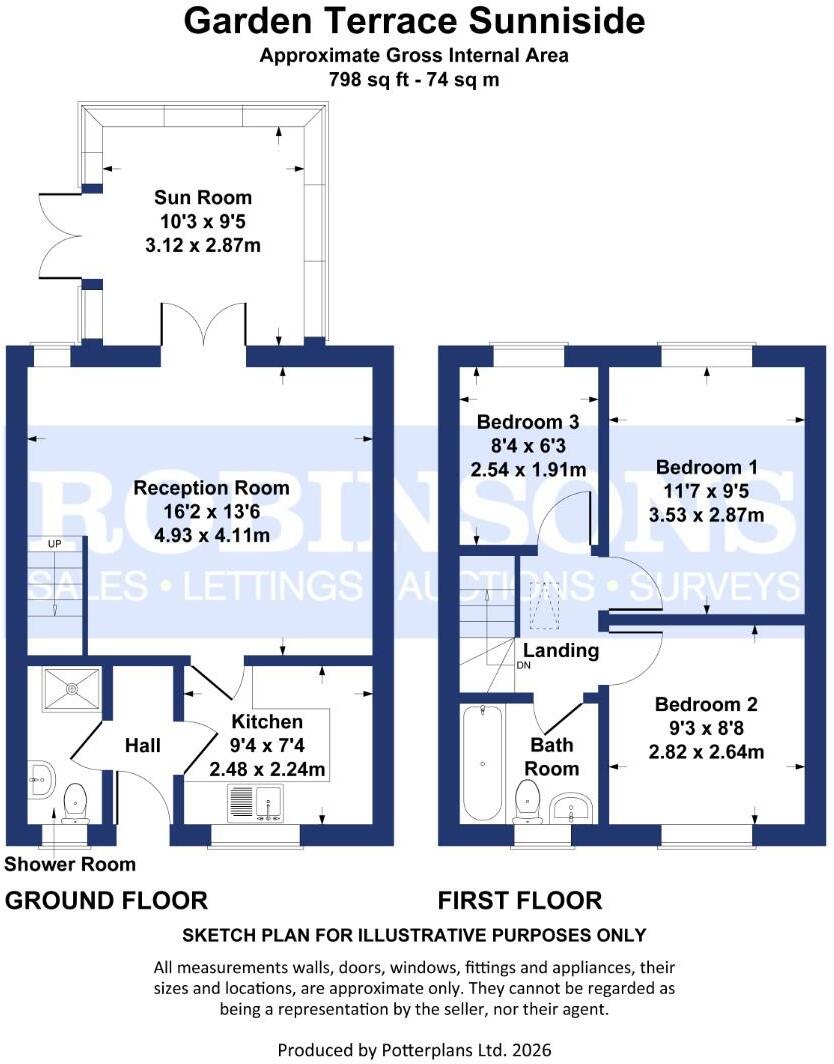Garden Terrace, Sunniside floorplan