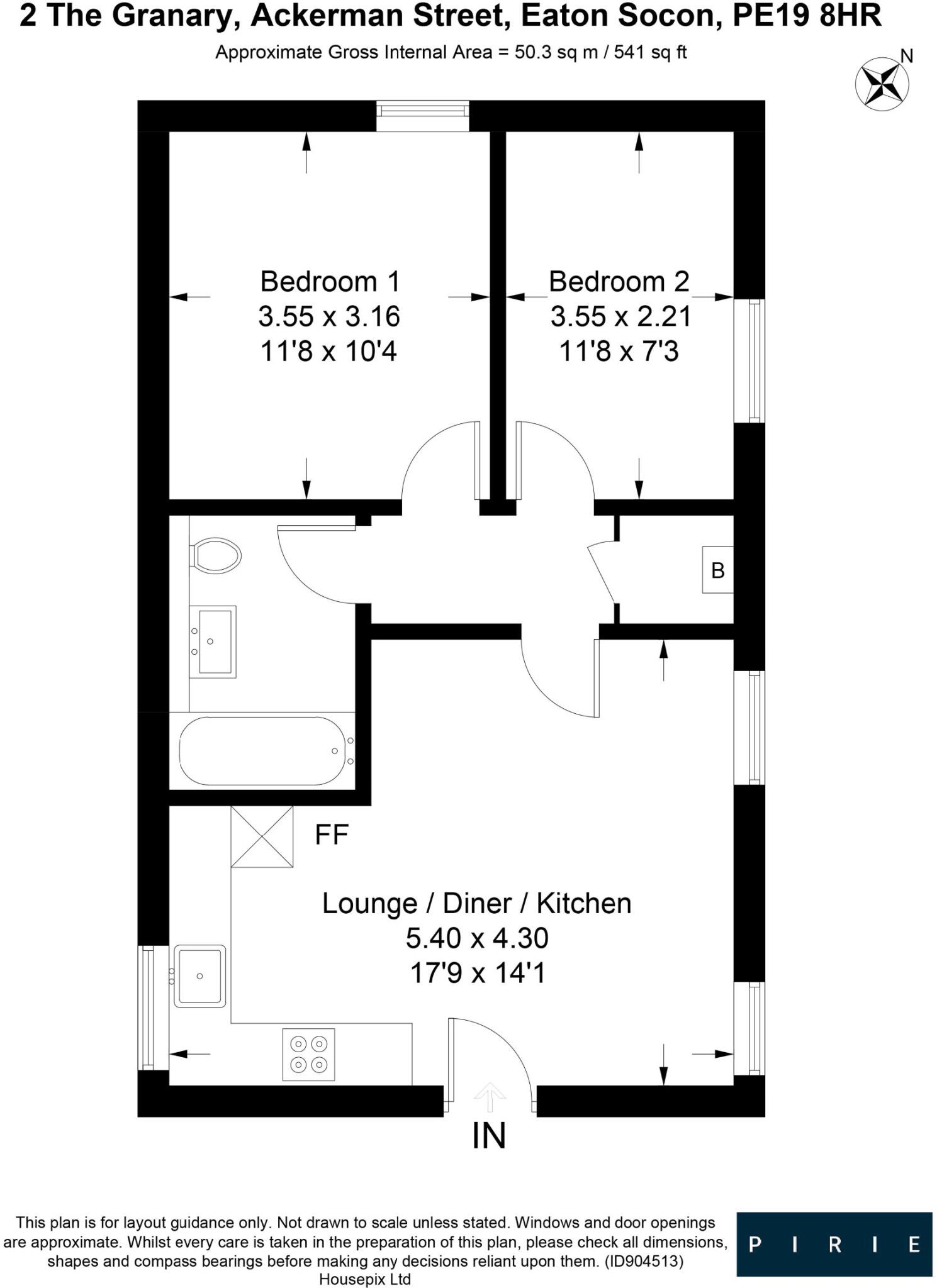 Ackerman Street, Eaton Socon, St. Neots floorplan