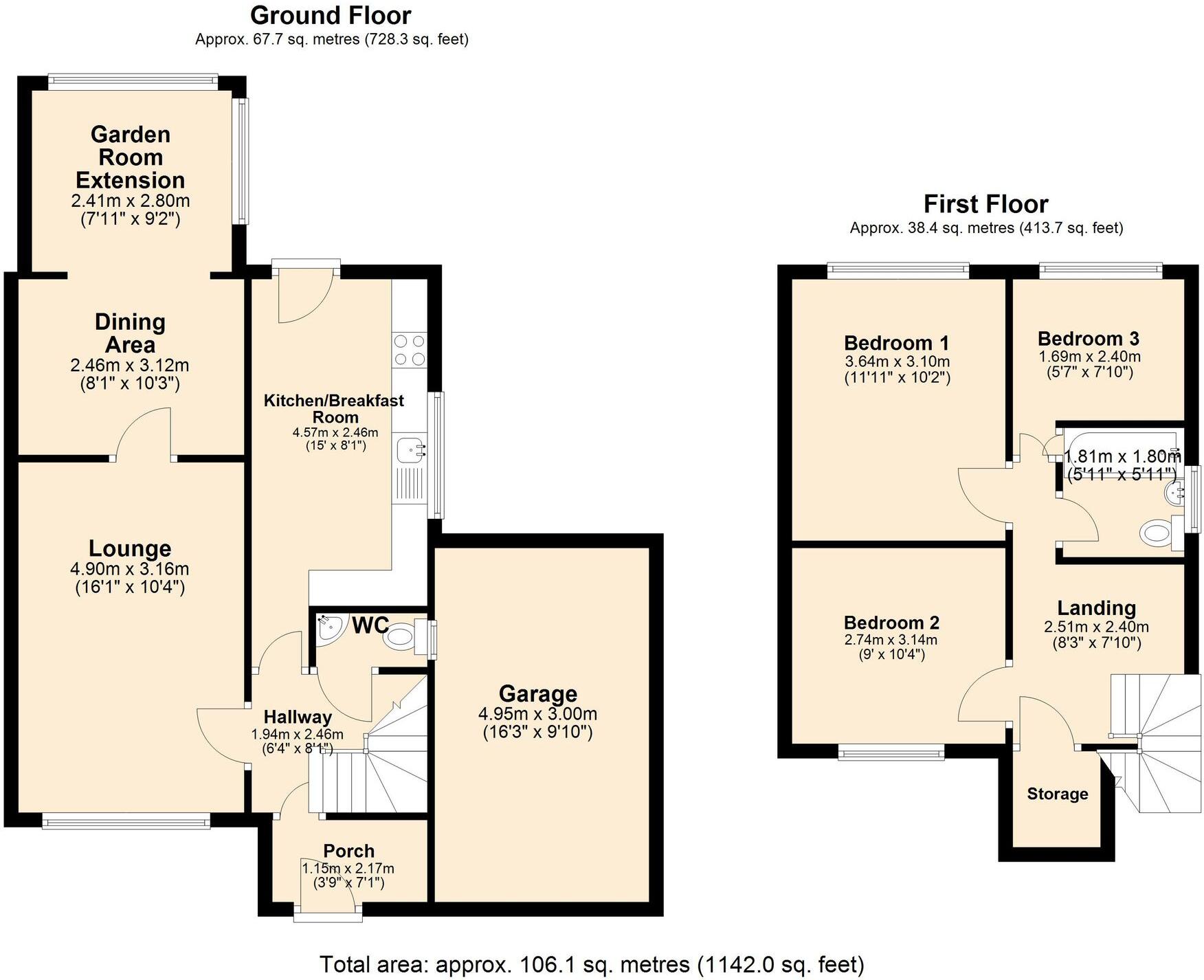 Stanbury Drive, Burnley, BB10 floorplan