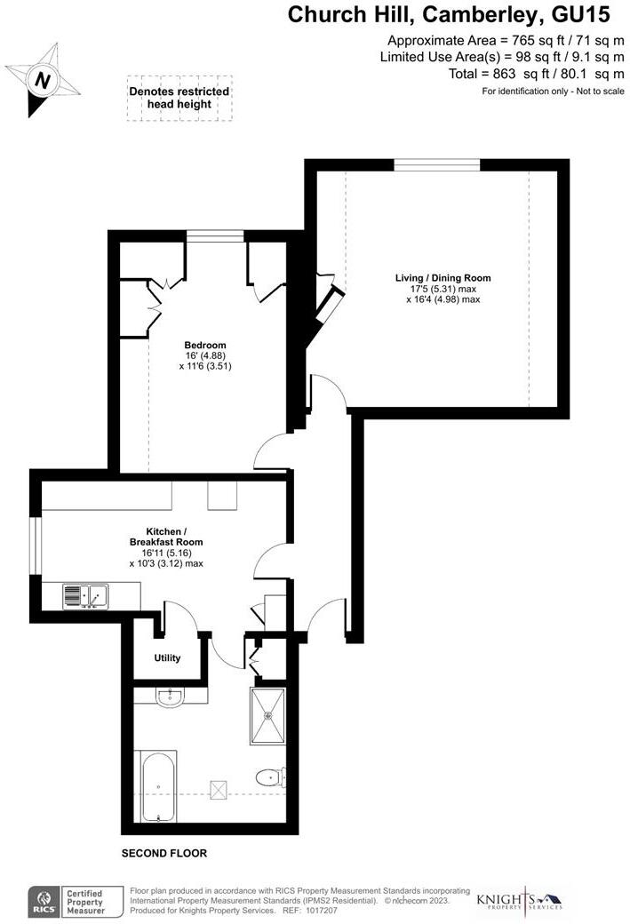 23 Church Hill, Camberley floorplan