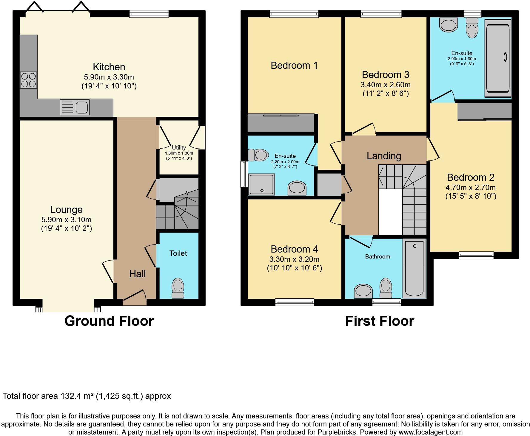 Cheeryble Chare, Darlington, DL2 floorplan