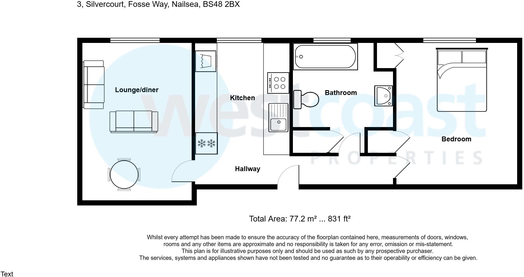 Silvercourt, Fosse Way, Nailsea, Bristol, BS48 floorplan