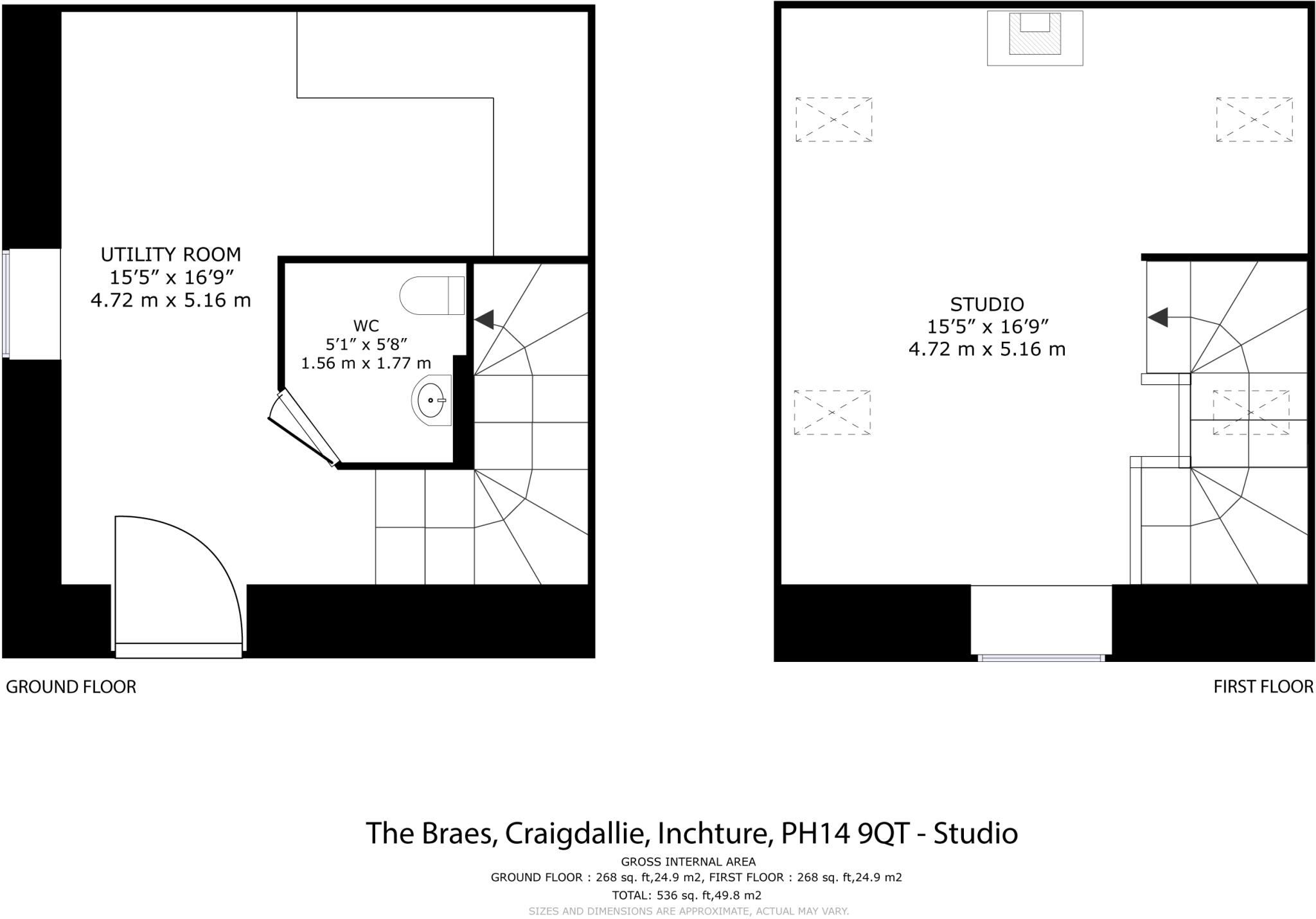 The Braes, Craigdallie, Inchture, Perth, PH14 floorplan