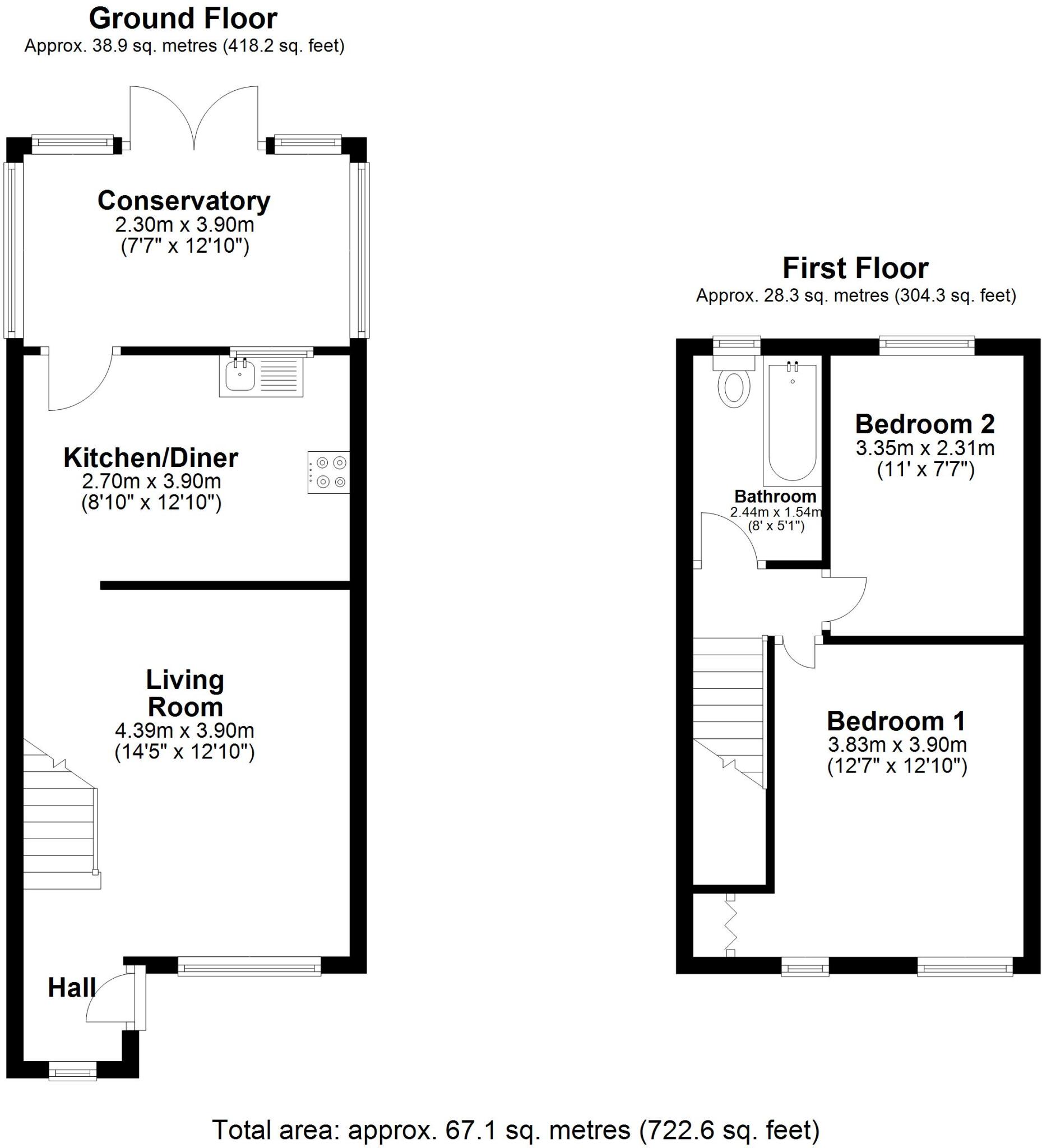 Beach Avenue, Severn Beach, South Gloucestershire floorplan