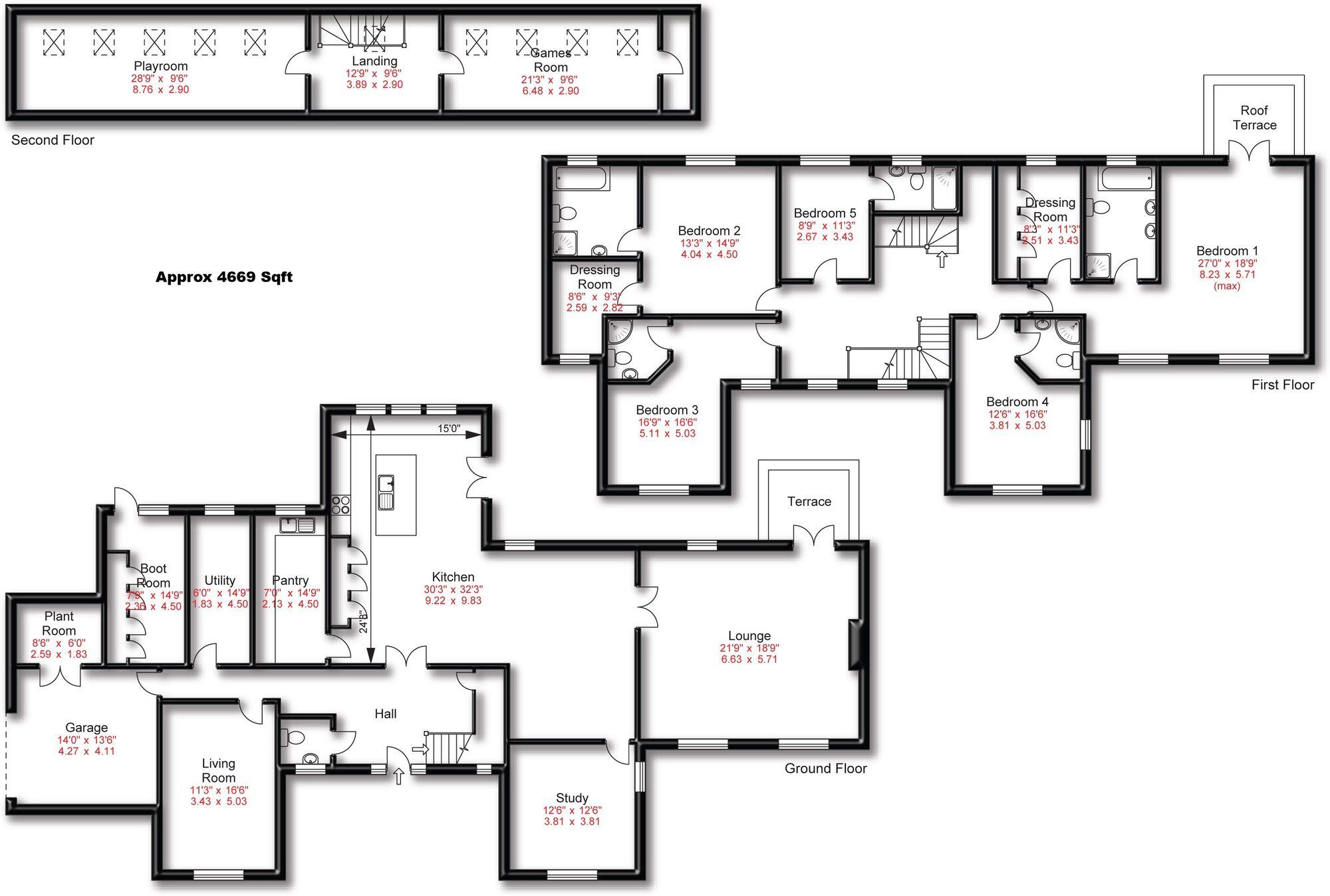 Brooks Drive, Hale Barns, WA15 floorplan