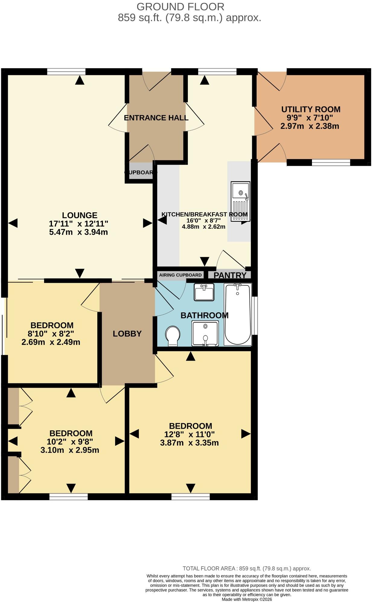 Rookery Lane, GREAT TOTHAM floorplan