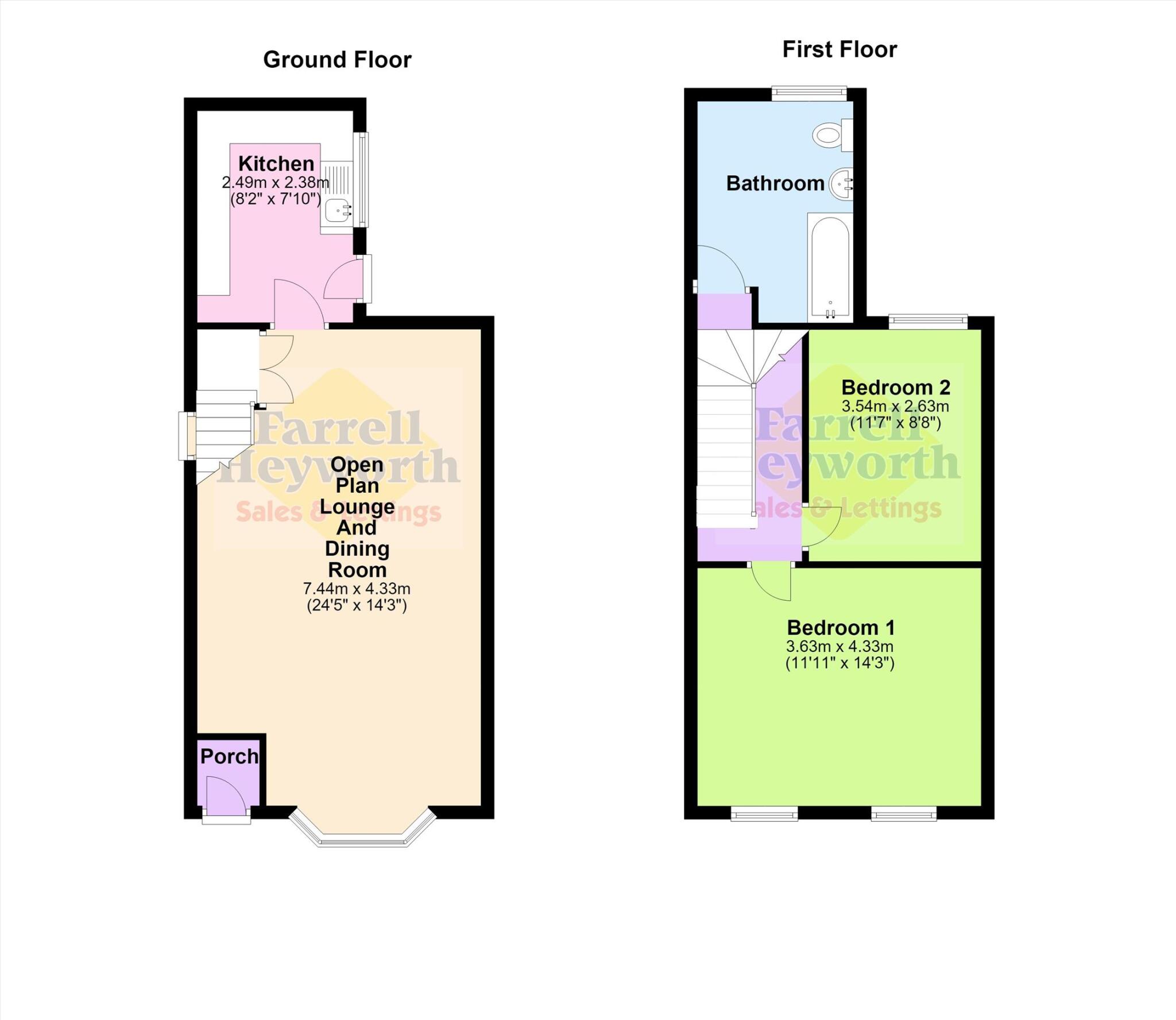 Melrose Avenue, Morecambe floorplan