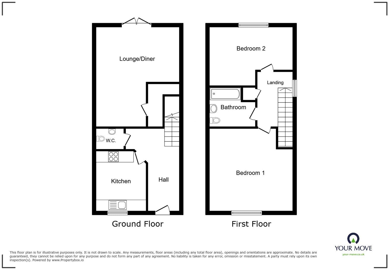 Navigation Close, Nuneaton, Warwickshire, CV10 floorplan