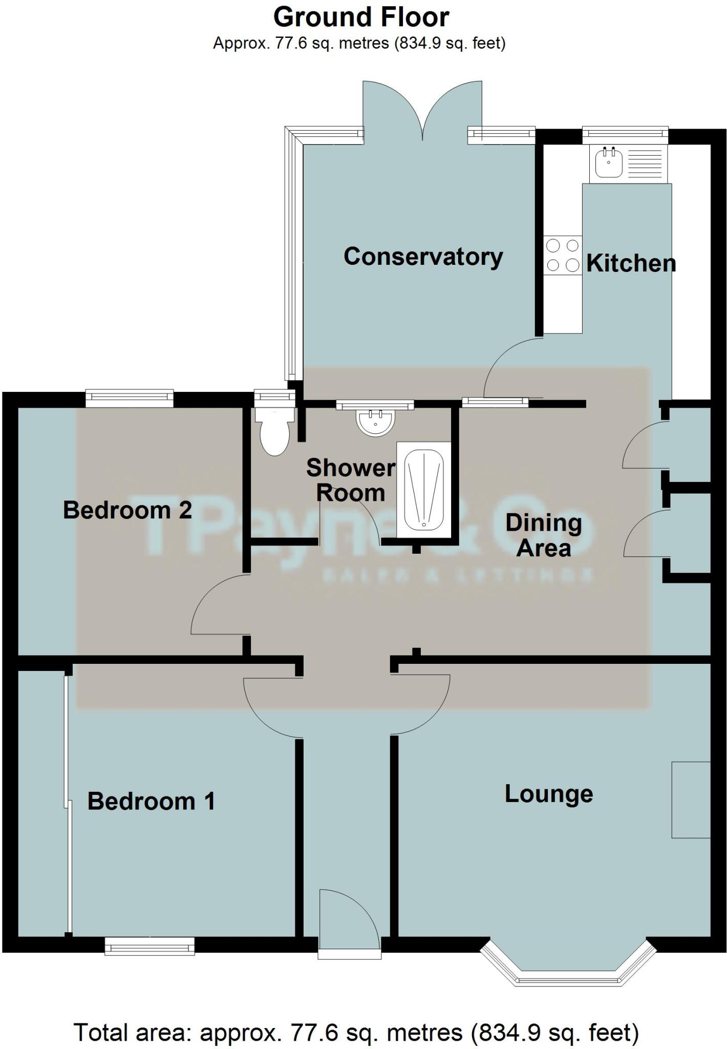 West Drive, March, Cambs., PE15 9BE floorplan