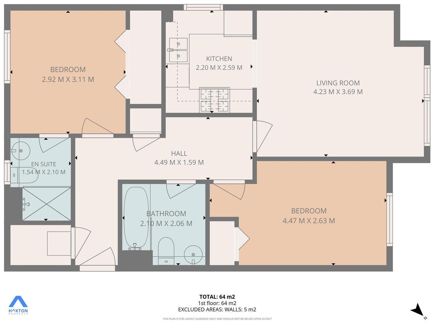 1, Kenley Road, Renfrew PA4 8FE floorplan