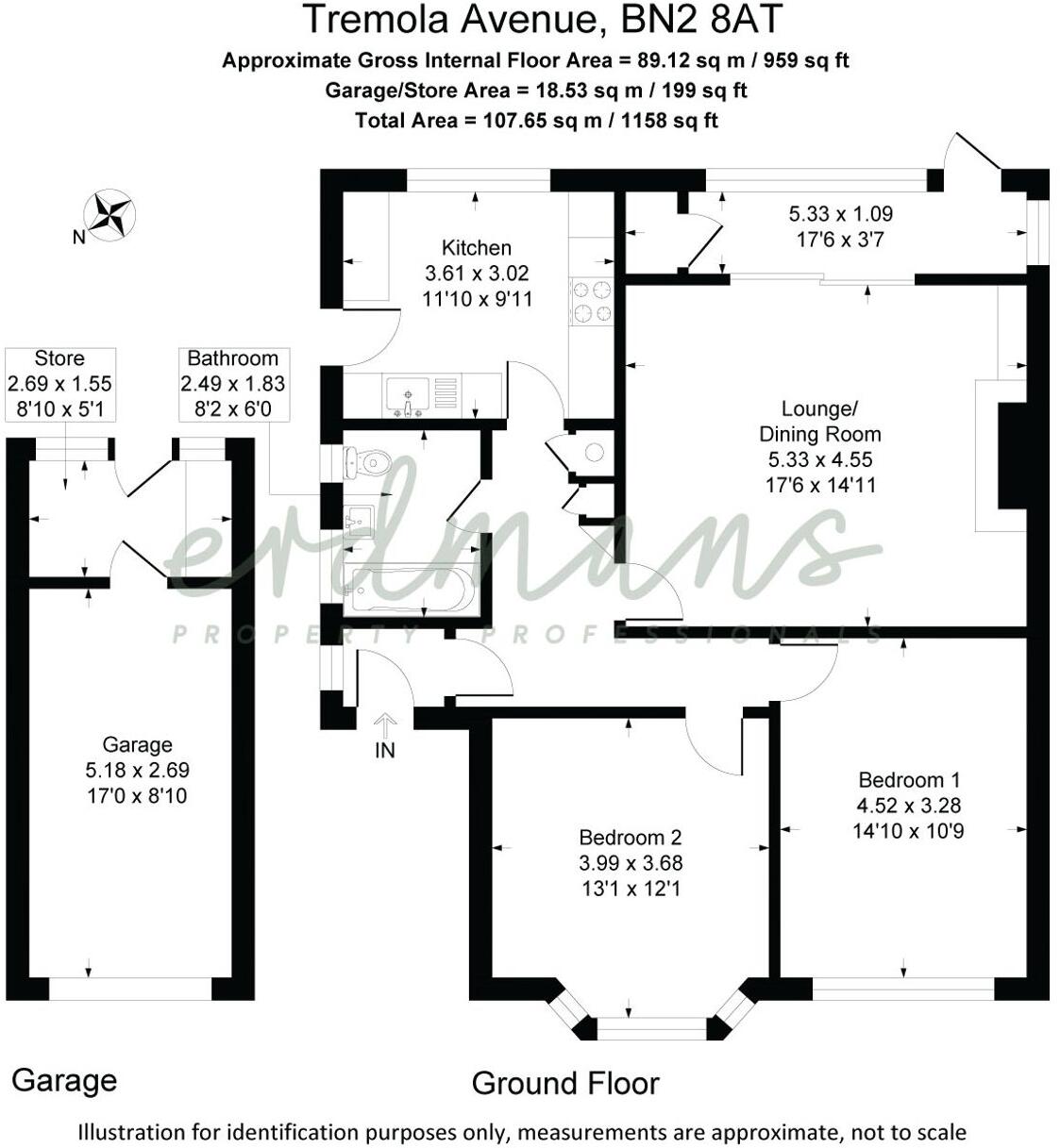 Tremola Avenue, Saltdean, BN2 floorplan