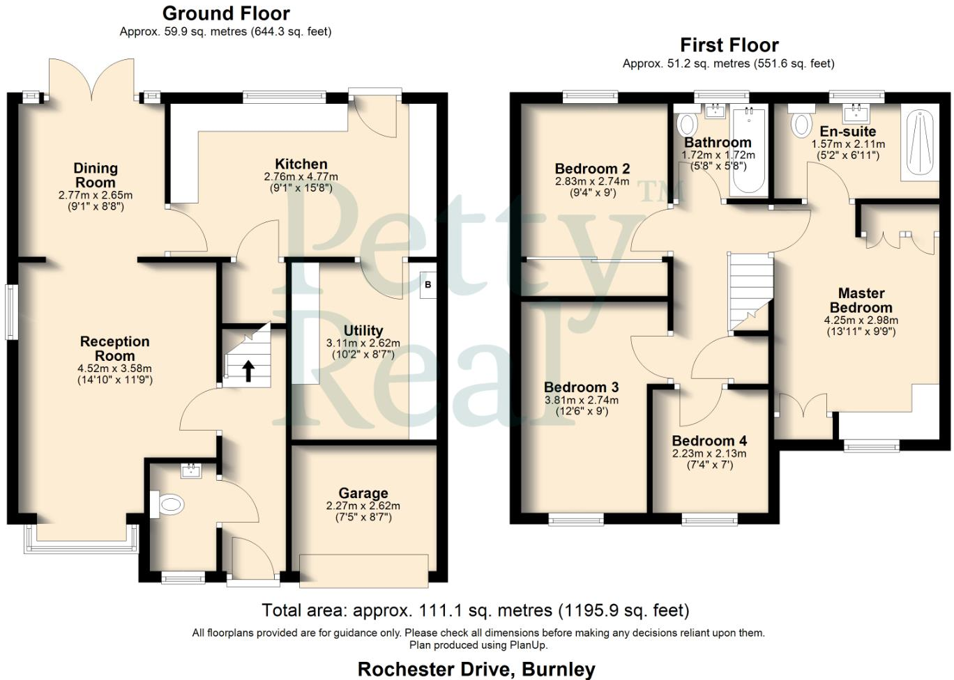 Rochester Drive, Burnley floorplan