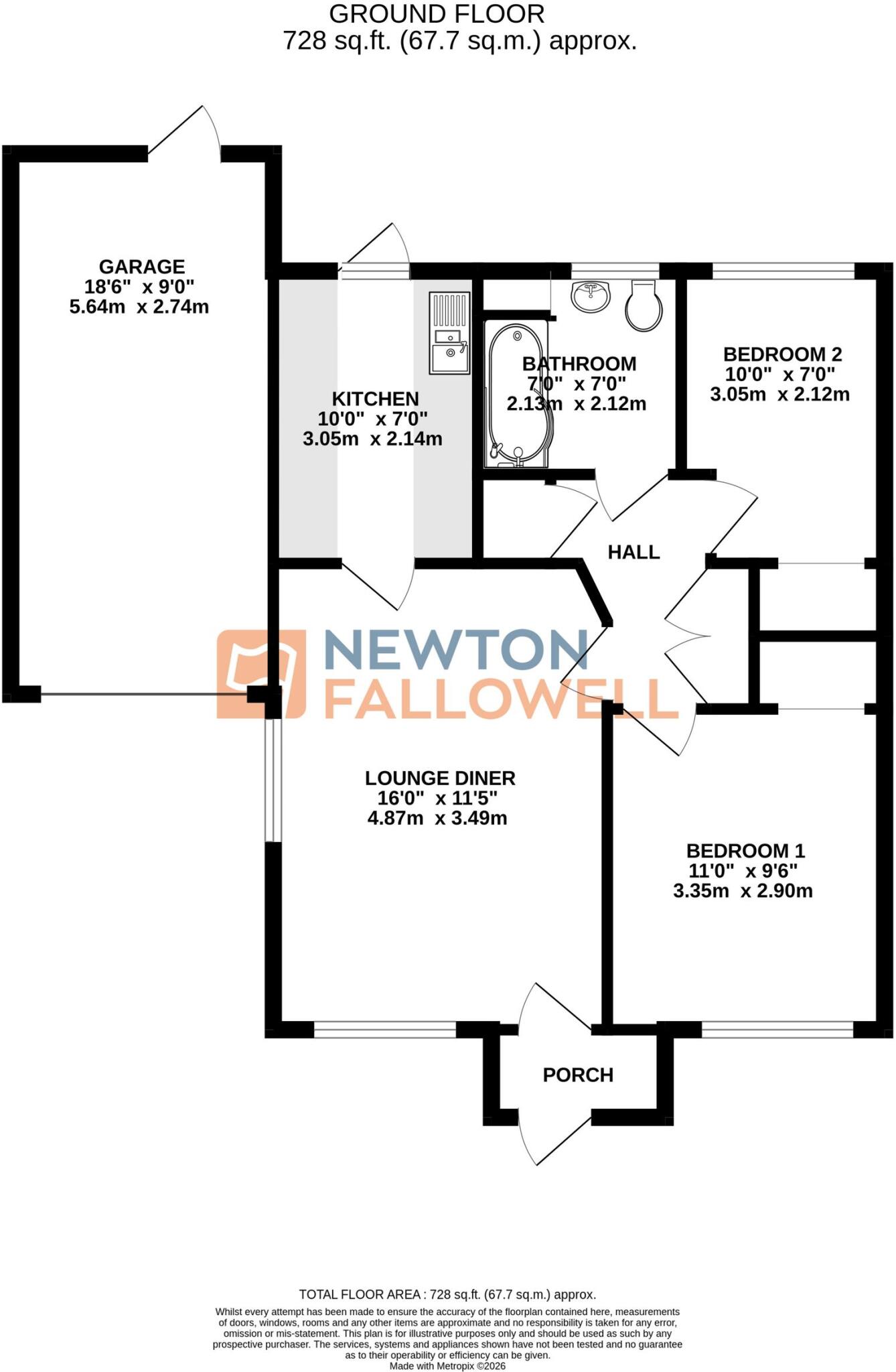 School Close, Bretton, Peterborough, PE3 floorplan