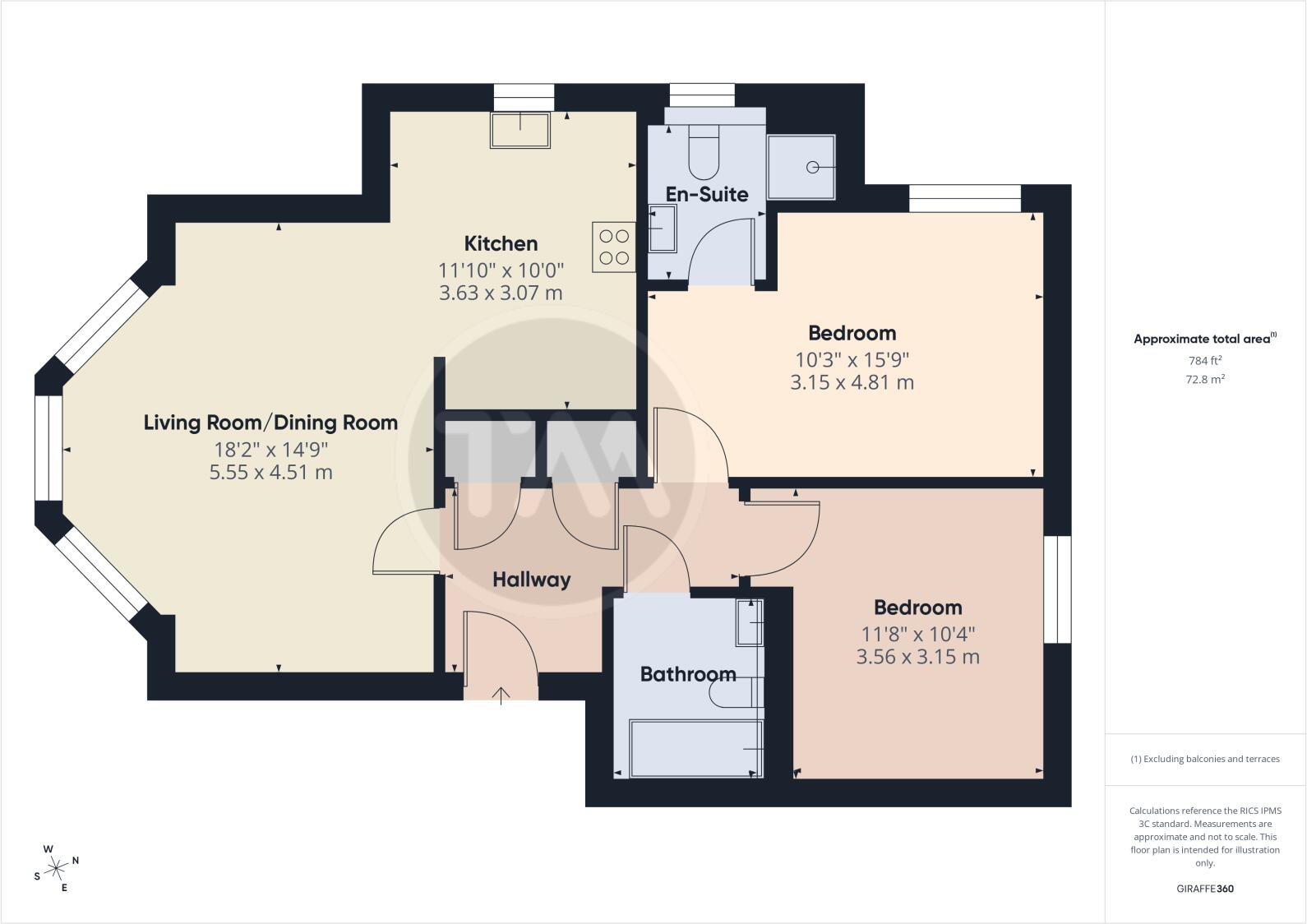 The Elms, Thicket Road, Houghton, Huntingdon, Cambridgeshire, PE28 floorplan