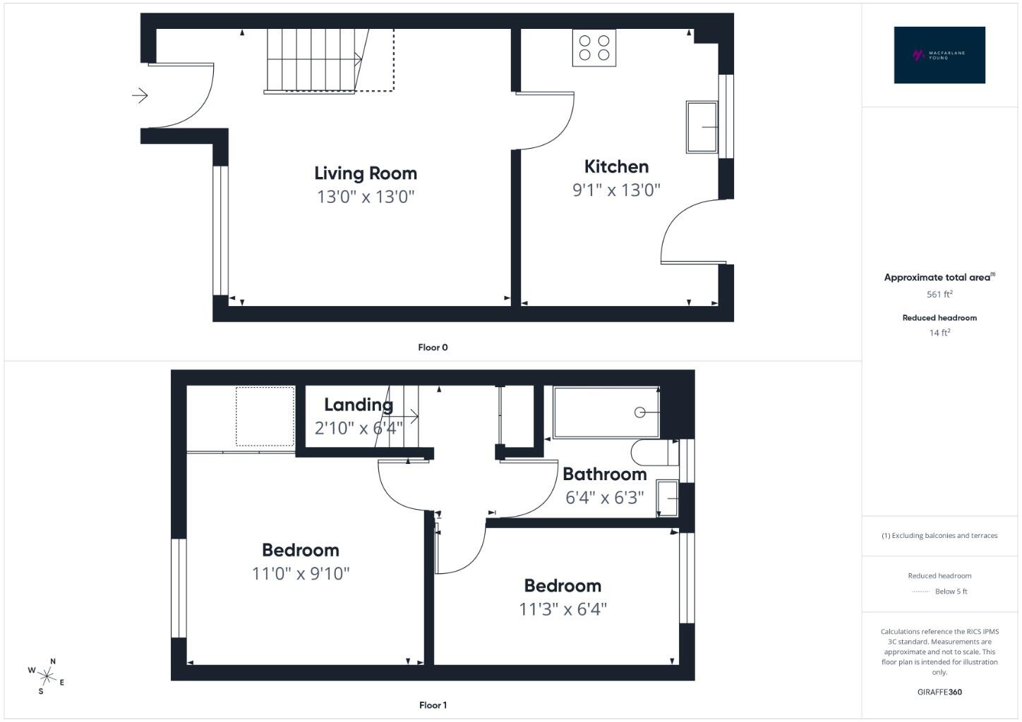 Greenways Court, Paisley, PA2 floorplan