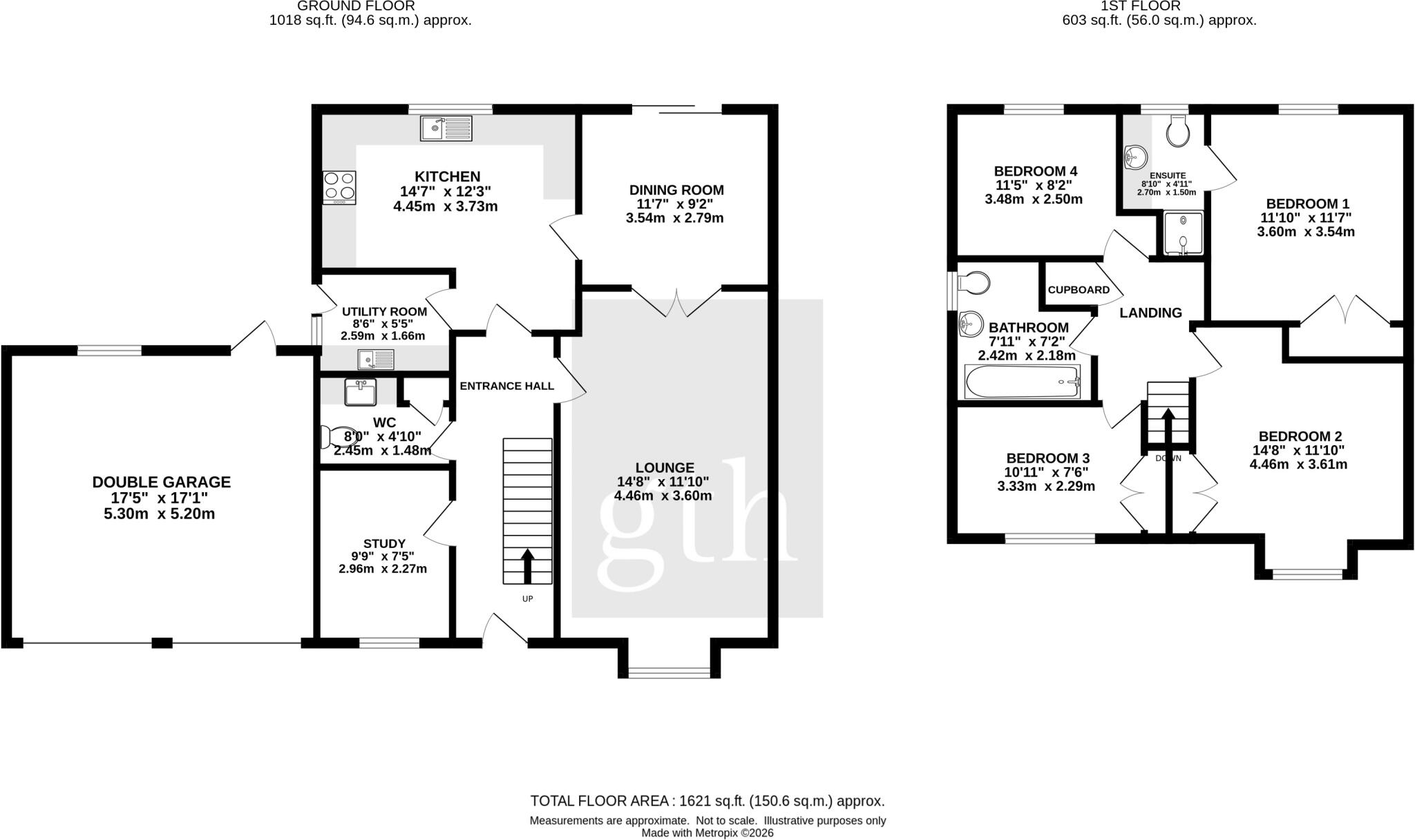 Taw Meadow Crescent, Fremington, Barnstaple, Devon, EX31 floorplan