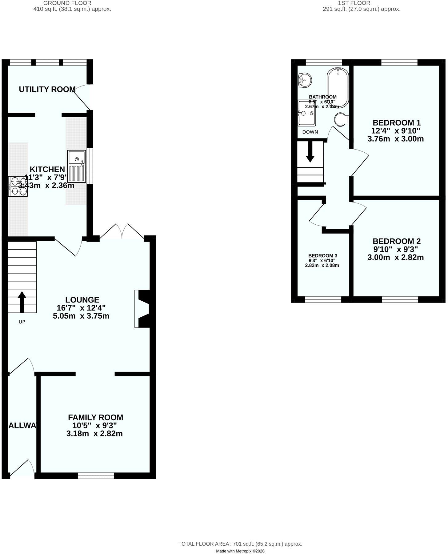Redbrooke Road, Camborne, Cornwall floorplan