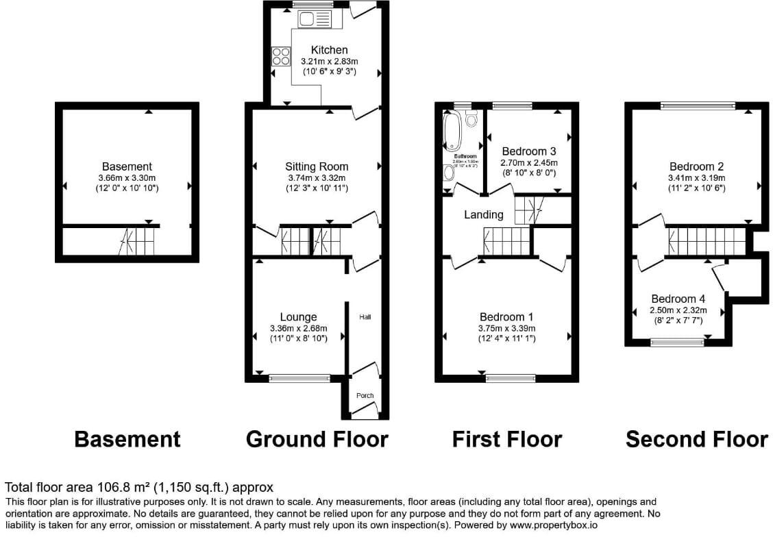 Girlington, BD8 floorplan