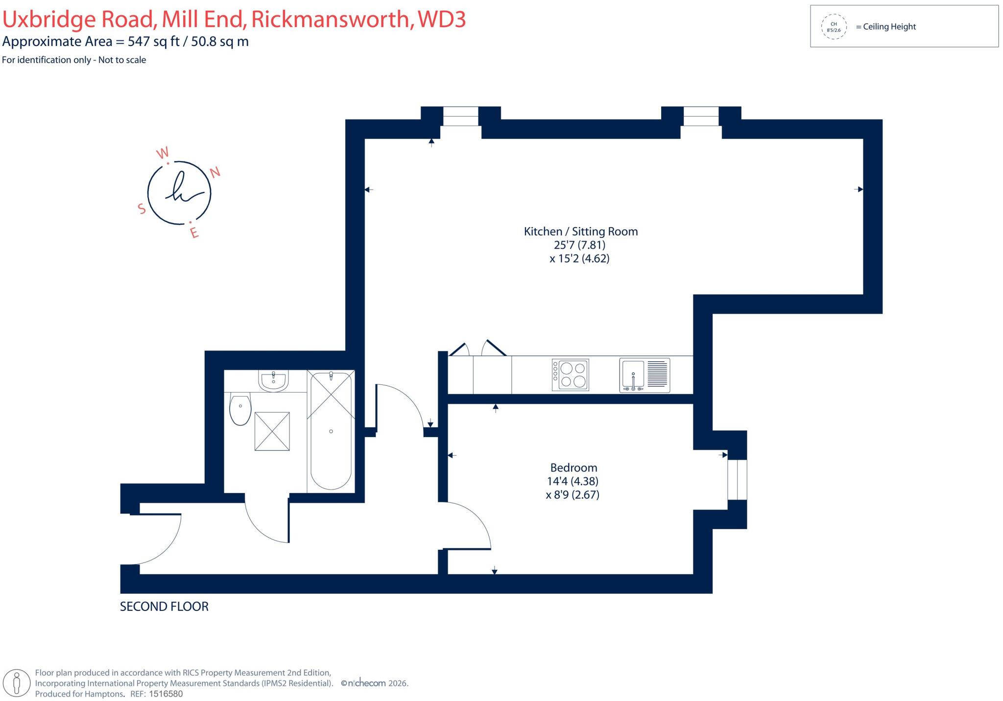 331 Uxbridge Road Rickmansworth WD3 floorplan