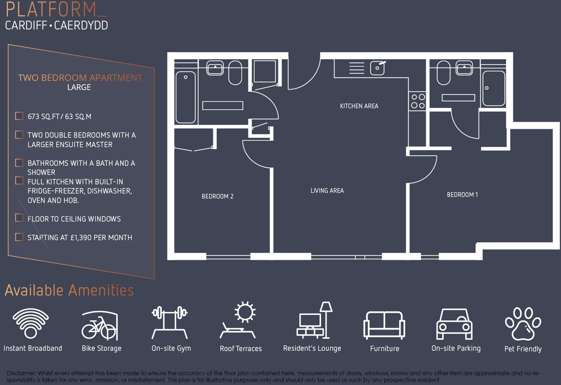 Platform Cardiff, Dumballs Road, CF10 floorplan