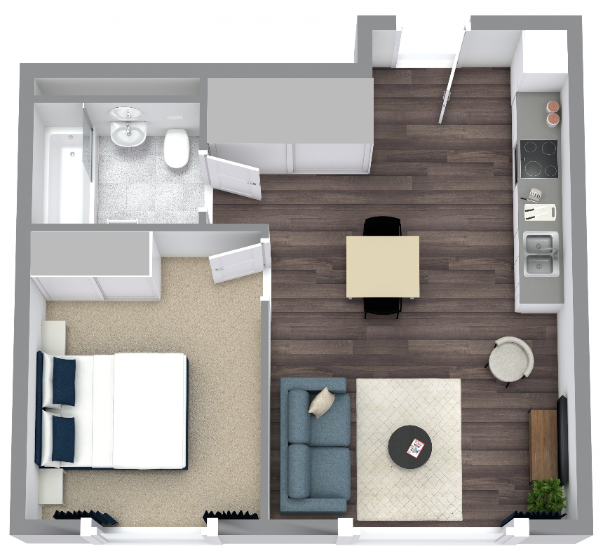 One Bed Apartment £1500 GIFT VOUCHER INCENTIVE **T&Cs APPLY** floorplan