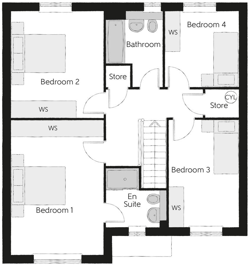 Ely, Cambridgeshire floorplan