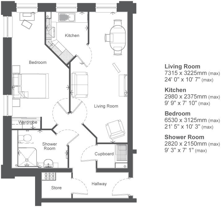 Peverell Avenue, Dorchester, Dorset, DT1 3DA floorplan