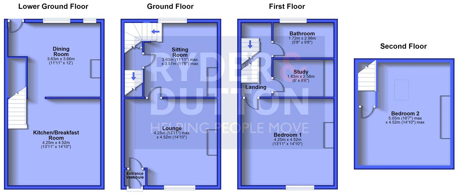 Denshaw Road, Delph, Saddleworth, OL3 floorplan