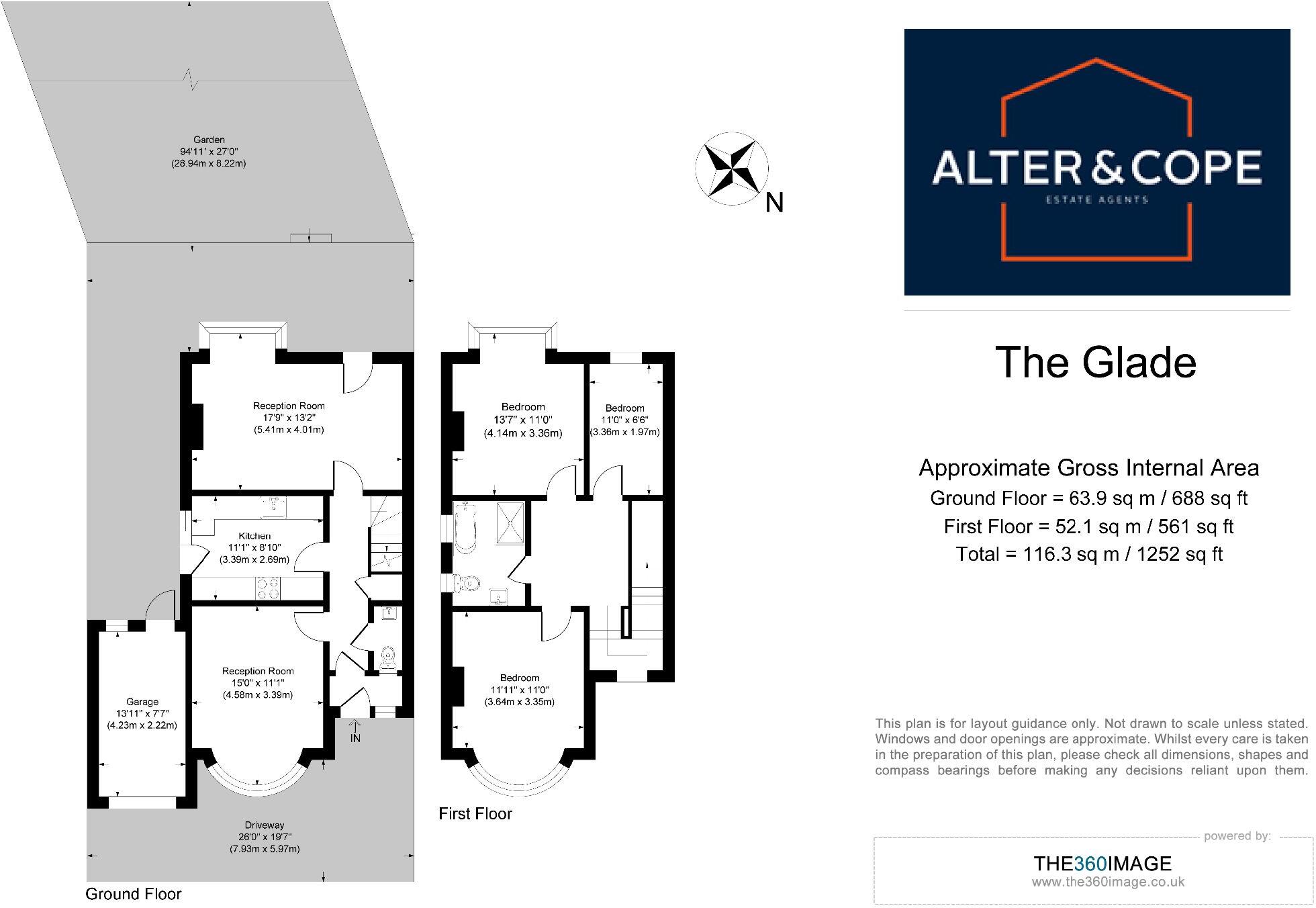 The Glade, Clayhall, IG5 floorplan