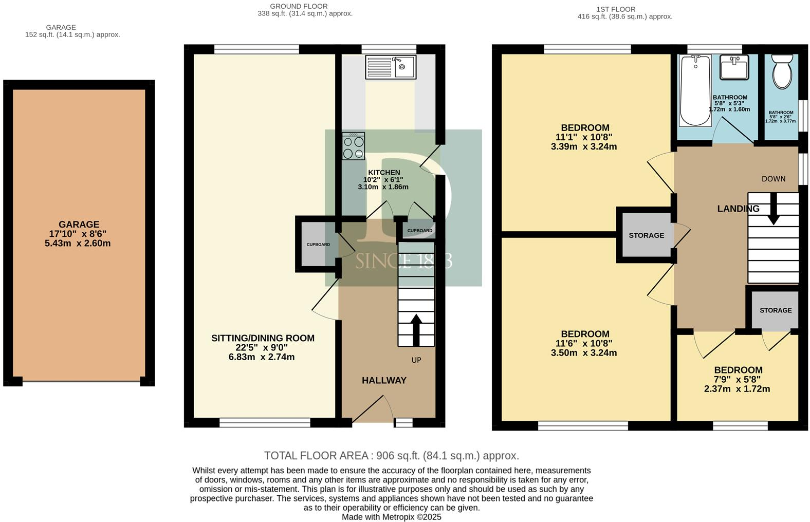 Barons Close, Halesworth floorplan