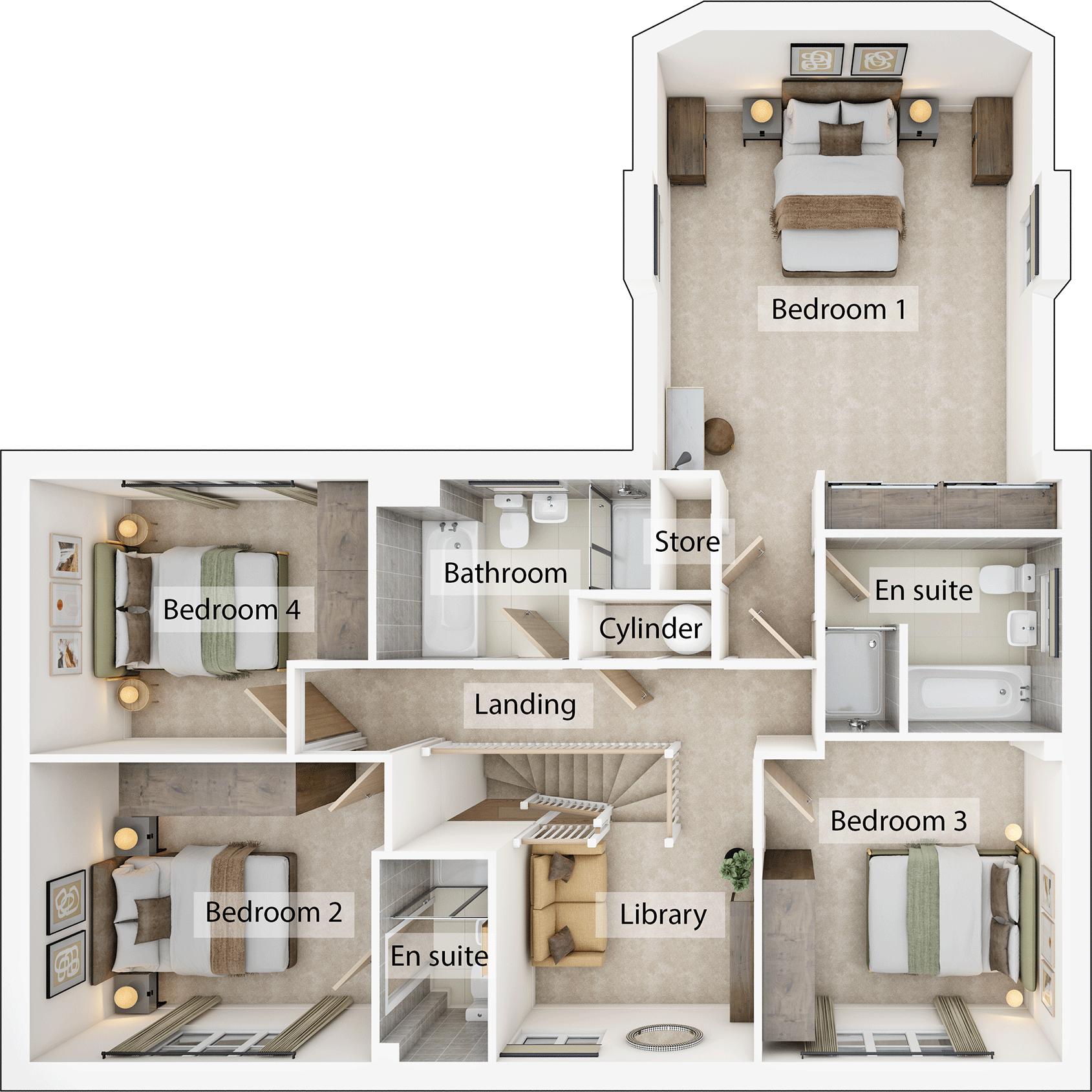 York Way, 
Northampton, 
Northamptonshire, 
NN5 6UX floorplan