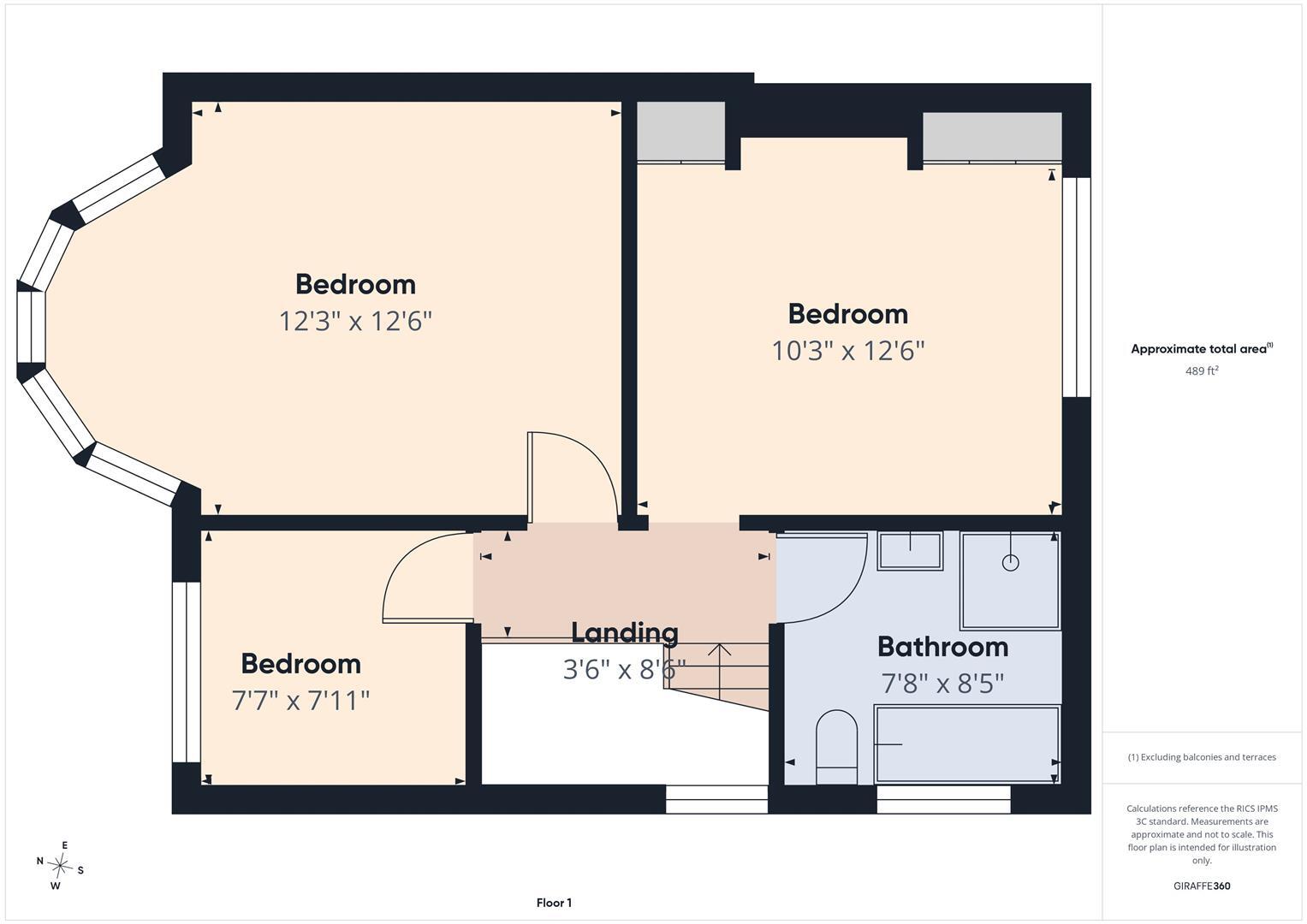 Links Avenue, Whitley Bay floorplan